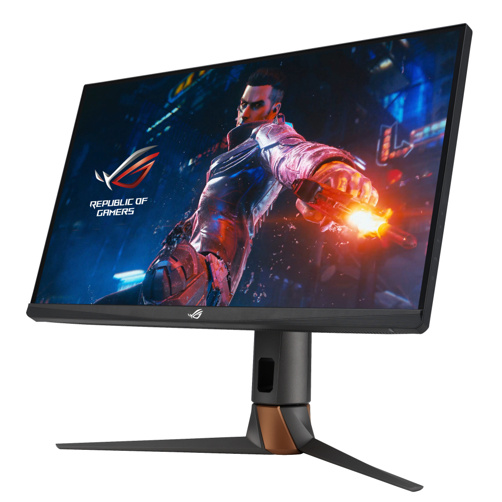 华硕ASUS ROG Swift 360Hz PG27AQN，采用世界杯官网线上平台全新可支持ULMB2技术的高阶电竞显示器，为电竞玩家打造突破以往的急速游戏体验。（图片来源：ASUS提供）